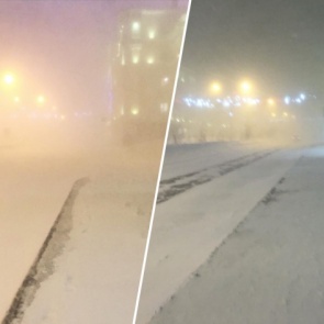 «Ветерок ласково треплет арматуру»: на Норильск обрушилась «черная пурга»