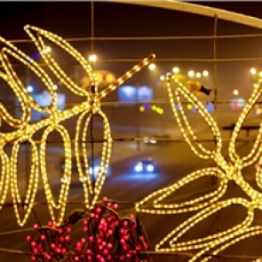 В Красноярске погаснет праздничная иллюминация. В конце месяца начнут разбирать ёлки