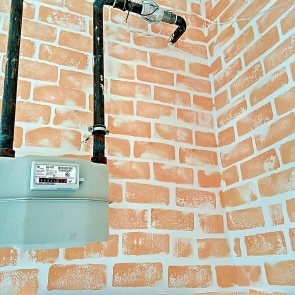 Простой и дешёвый вариант декора стен (ремонт котельной)