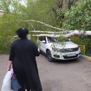 На Красноярск надвигается штормовой ветер и гроза