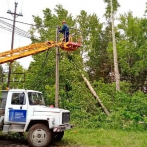 В Ачинске продолжается ликвидация последствий стихии