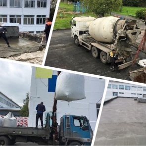 В школе № 16 активно продолжаются ремонтные работы