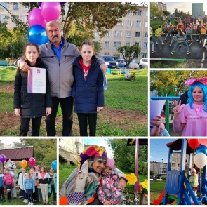 Сегодня в Ачинске сразу два двора отпраздновали свое благоустройство