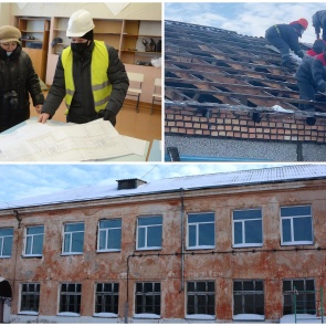 Подрядная организация приступила к капитальному ремонту здания по ул. Льва Толстого для детской художественной школы им. Знака