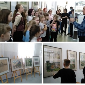 В Ачинской художественной школе открылась методическая выставка работ студентов Красноярского художественного училища им. В. И. Сурикова