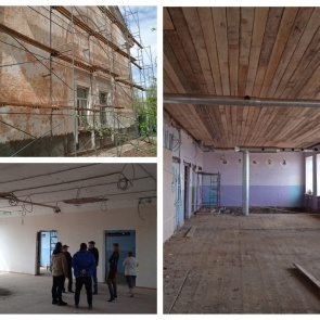 Реконструкции художественной школы выполняется с опережением графика