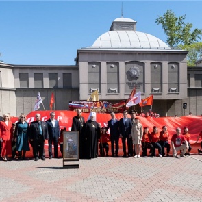 Митрополит благословил участников патриотического автопробега «Красноярск — Брест»