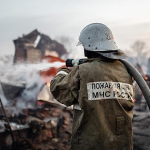 В России в доме заживо сгорели двое детей