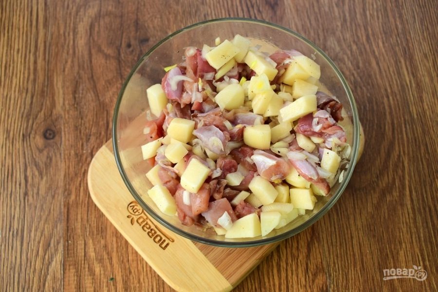 Сочный элеш с курицей