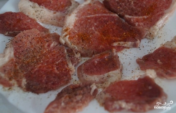 Ромштекс из свинины в мультиварке