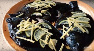 Камбала по-китайски на пару