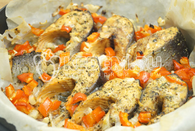 Горбуша в духовке