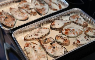 Горбуша в сливочно-чесночном соусе