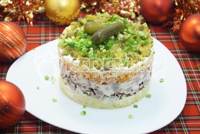 Салат "Новогодняя премьера"