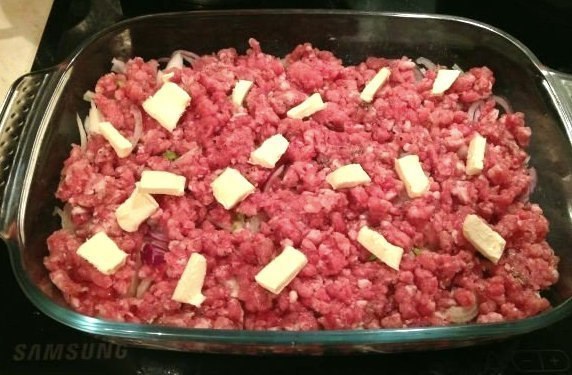 Мясной пирог за 15 минут.