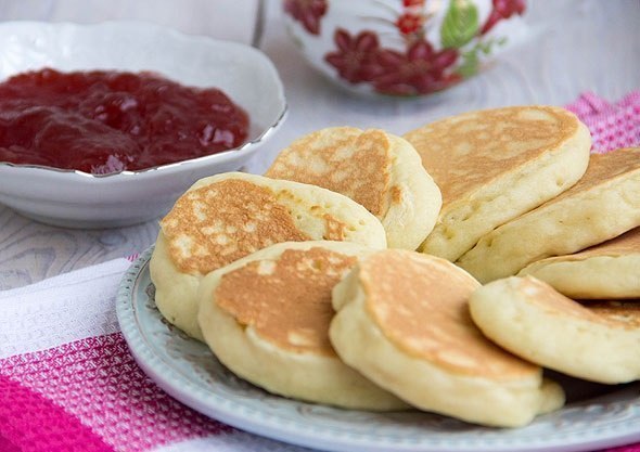 Оладьи на кефире