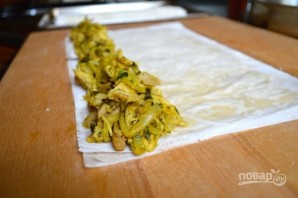 Роллы с курицей карри