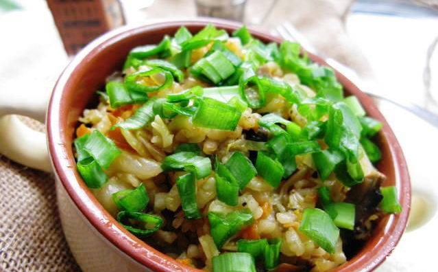 Постные ленивые голубцы