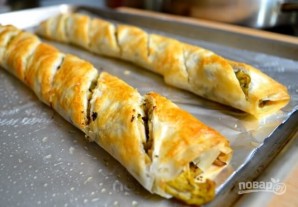 Роллы с курицей карри