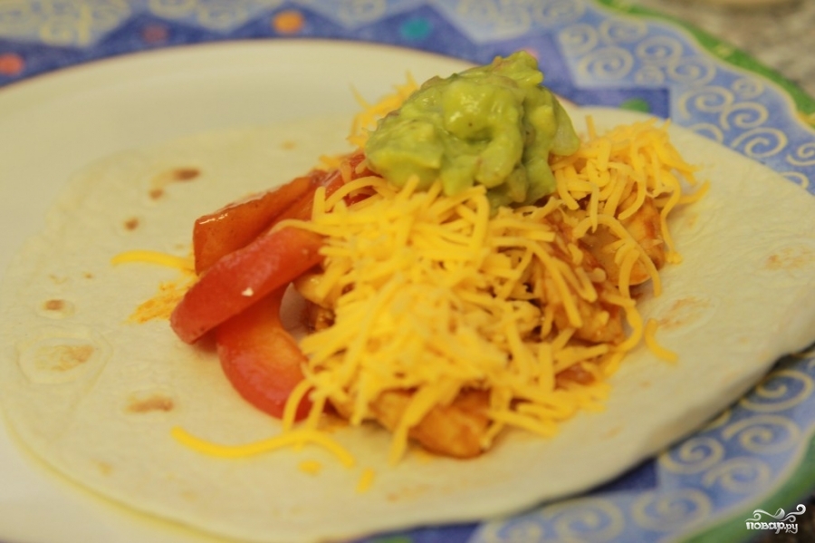 Фахитос с курицей