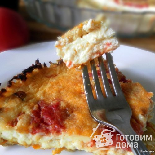 Открытый пирог "Овощная корзина"