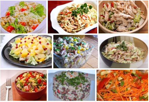 9 вкуснейших салатов на каждый день
