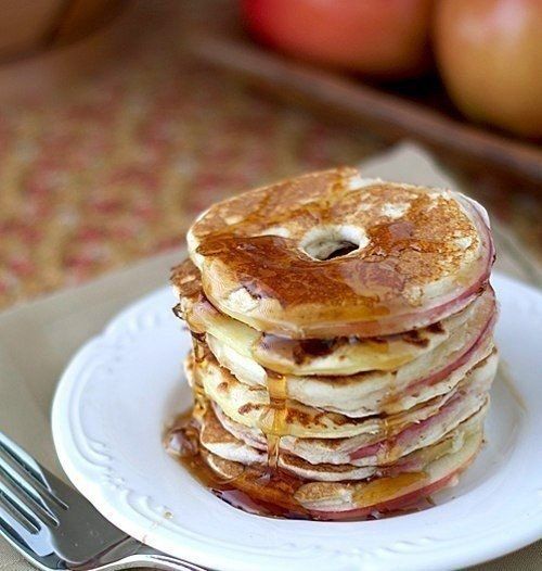 Яблочные круги с медом