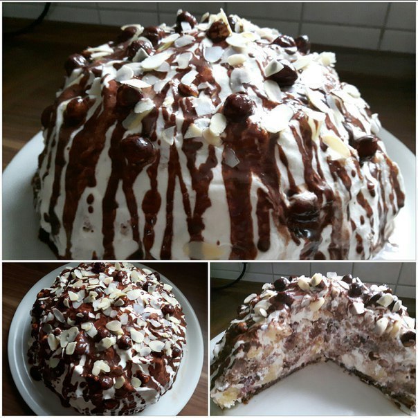 ТОРТ "ПАНЧО" С ВИШНЕЙ И ОРЕХАМИ