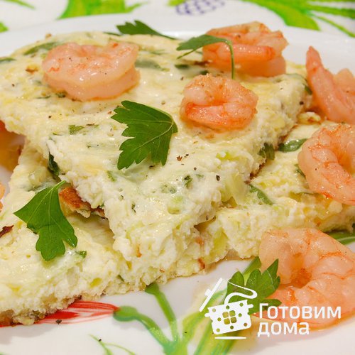 Омлет с молодыми кабачками "Нежность"