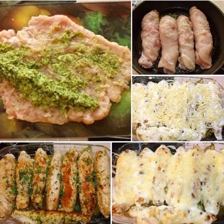 Куриные рулетики по-домашнему