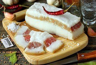 Сало в чесночном маринаде