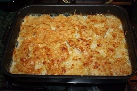 Картошка в сметане